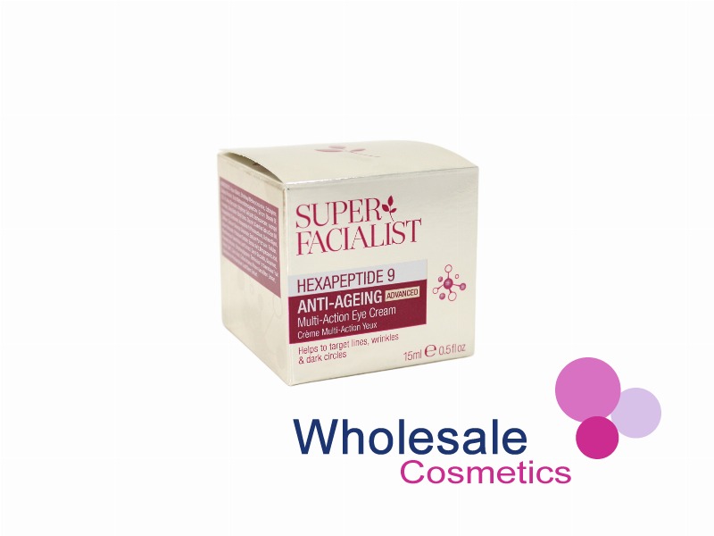 6 x Super Facialist HEXAPEPTIDE 9 Anti-Ageing Advanced Multi Action Eye Cream 15ml